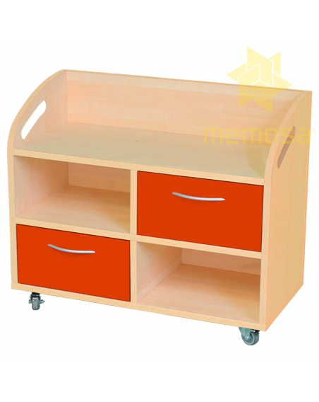 E03C10-Mueble-Escolar-Guarda-Material-Infantil-(2)-Isométrico_NAT_NAT_NAT_MANDARINA