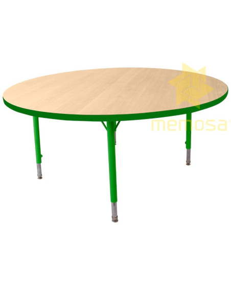 Mesa Escolar Circular de Altura Ajustable