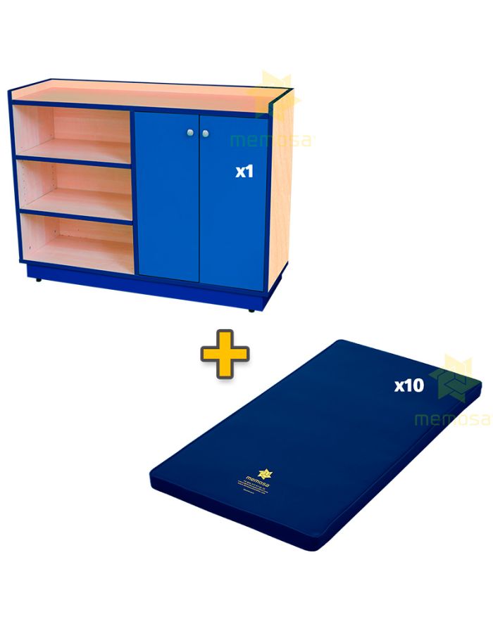 Conjunto de Organizador Baden + Colchonetas Infantiles