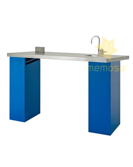 Mesa de Laboratorio Escolar para Preparación - Demostración