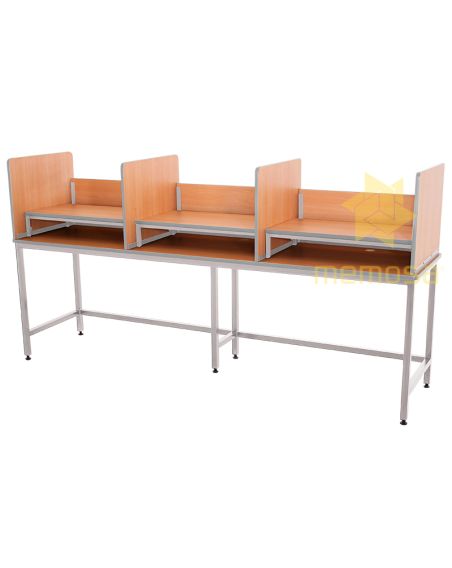 Mesa Escolar para TV-Video de 3 Plazas