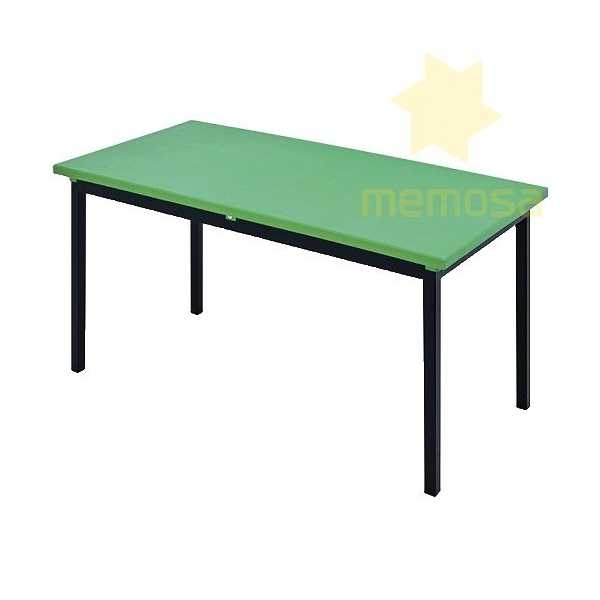 Mesa Rectangular con Cubierta de Polipropileno