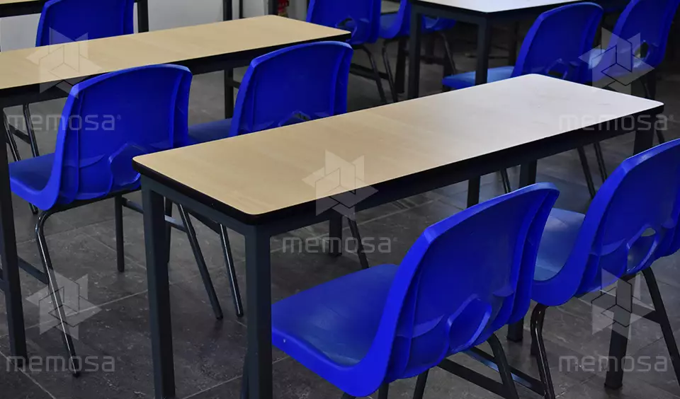 equipamiento escolar-mesas y sillas escolares - memosa