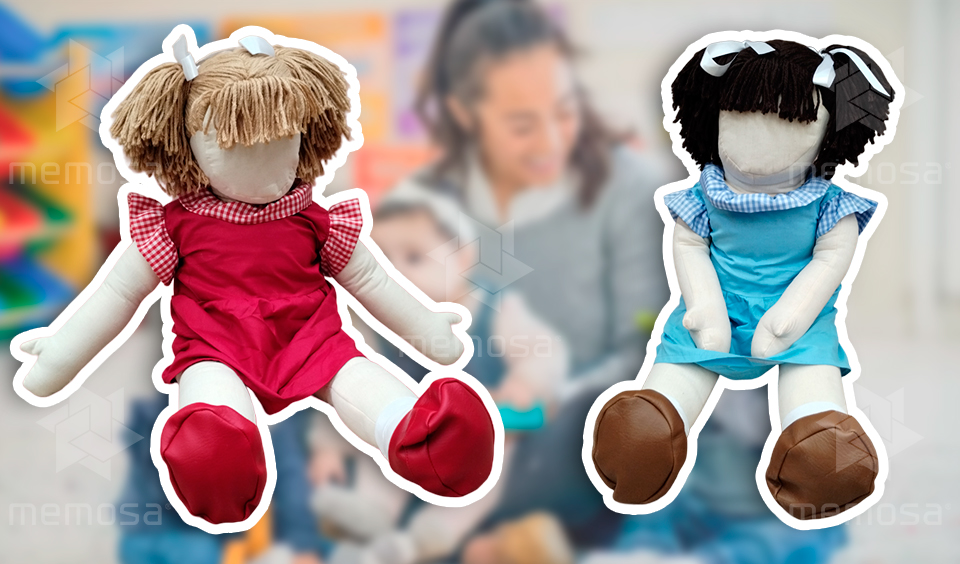 uso de muñecos monitores en simulacros - Memosa