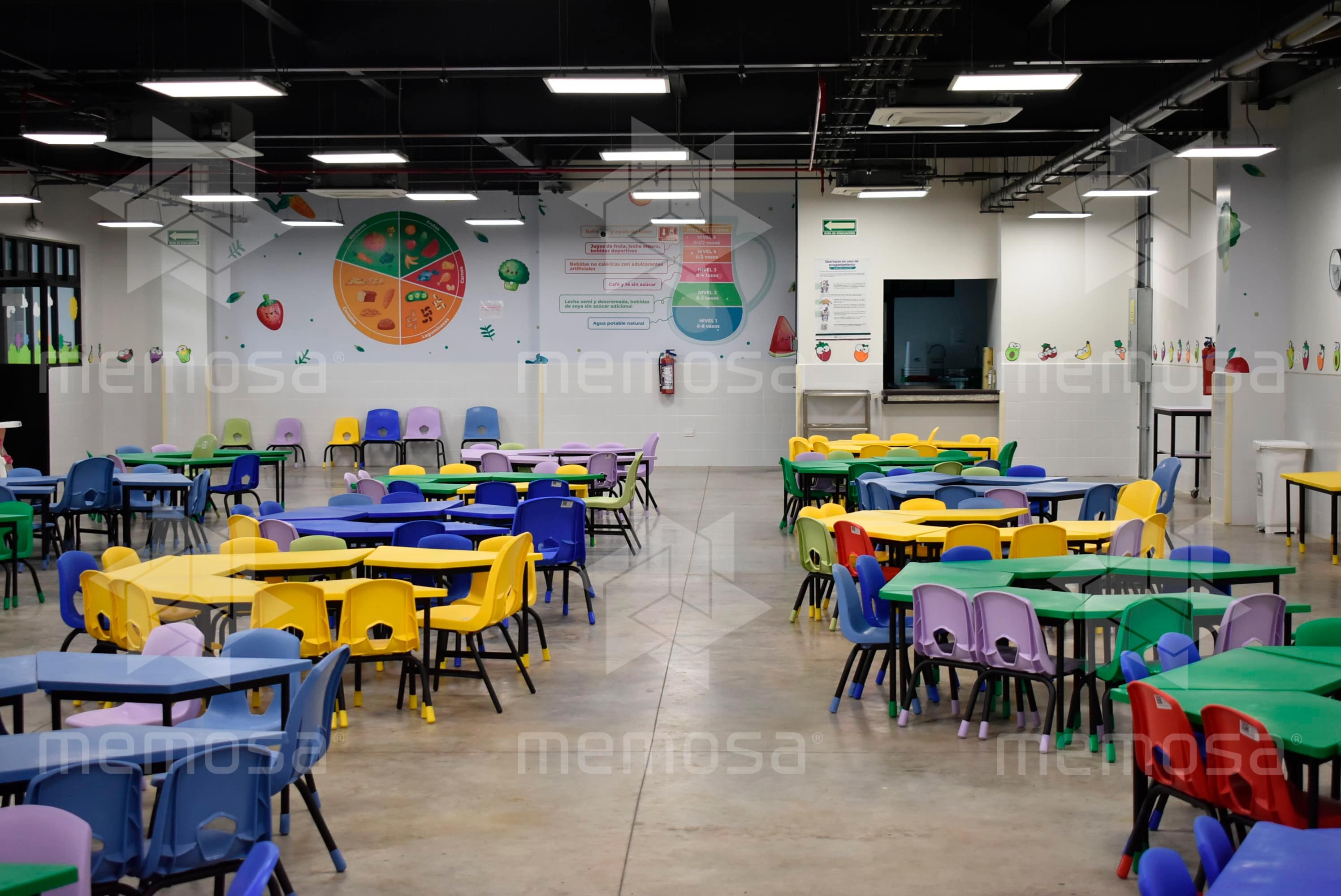 Mobiliario infantil para comedor